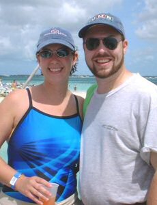 [Kurt Leucht and Samantha Leucht 5 year anniversary cruise photo]