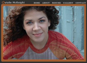 Natalie McKnight web project