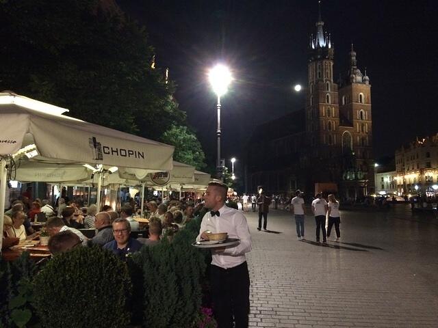 09-Dining and St Marys at night