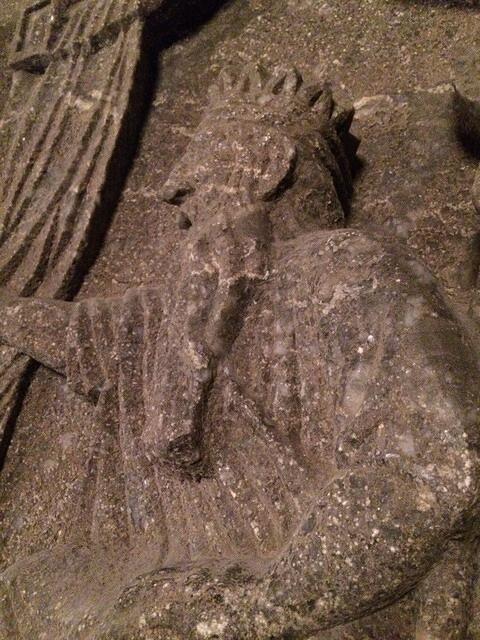 28-Wieliczka Salt Mine-reliefs carved into salt walls were everywhere