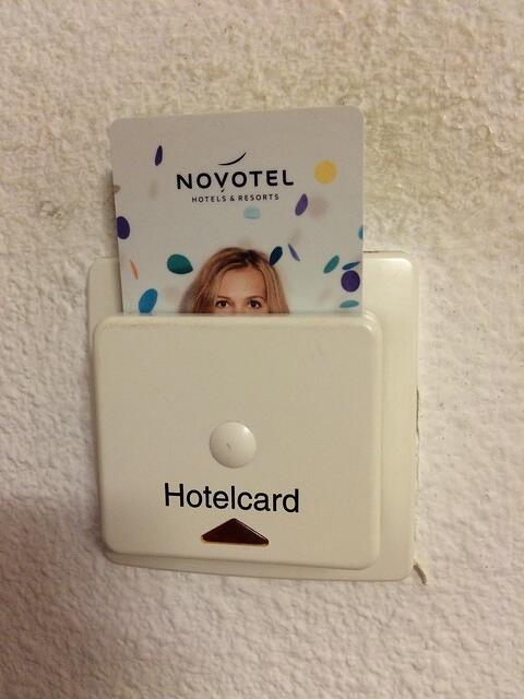 08-hotel room lights require room key-took me a while