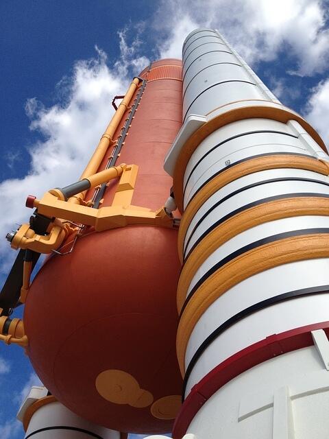 03 - Mockup of shuttle stack full sized