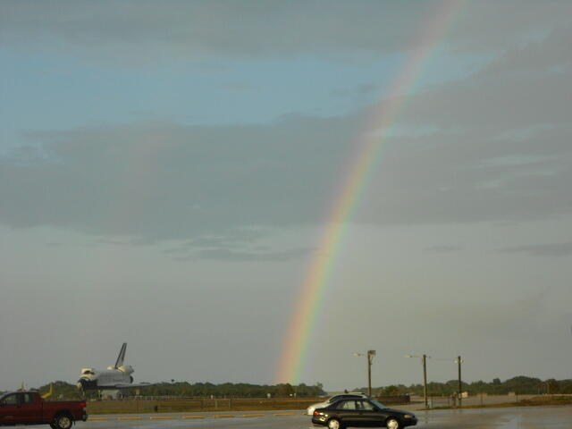 rainbow at KSC