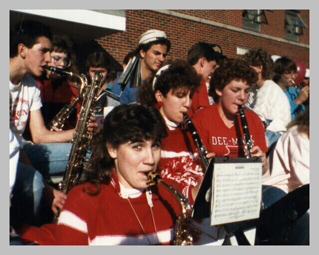 Football band - from Jenny Barrick private photo collection