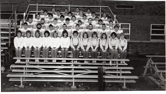 Football our sophomore year - from Robyn Joos private photo collection