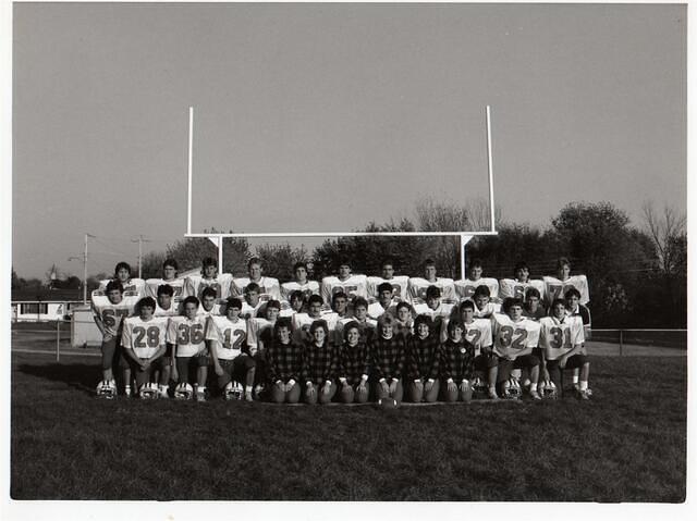 Football yearbok photo - from Robyn Joos private photo collection