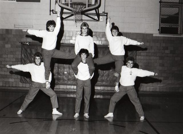 JV cheerleading squad - from Robyn Joos private photo collection