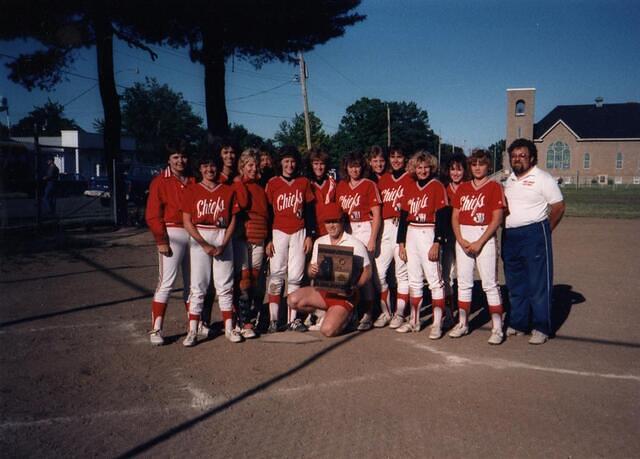 Softball team - from Robyn Joos private photo collection
