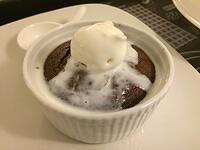 14-room service-hot chocolate brownie with ice cream