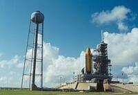 11-SpaceShuttleOnPadWithWaterTower
