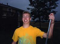 Kurt Leucht silly face - from Robyn Joos private photo collection