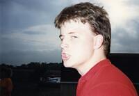 Mick Harris silly face - from Robyn Joos private photo collection