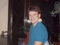 Mick shows off his beautiful earrings - From Frank Lockenour private collection
