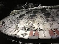02 - detail of millenium falcon model